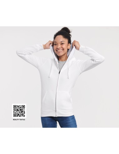 RUS-0R266F0-Ladies Authentic Zipped Hood Jacket